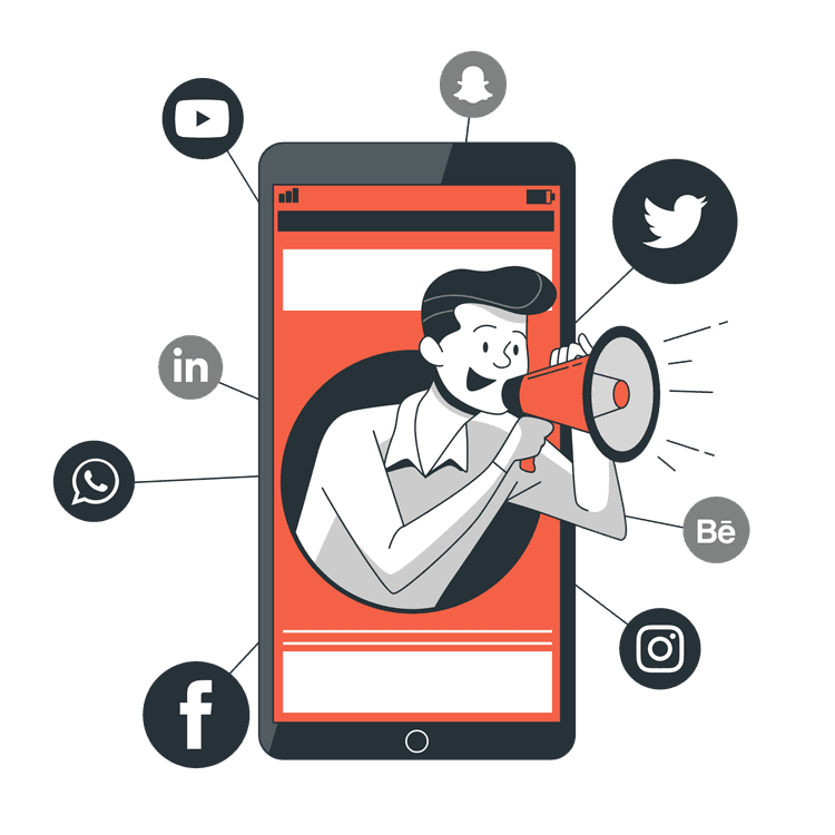 ادمینی سایت و سوشال مدیا